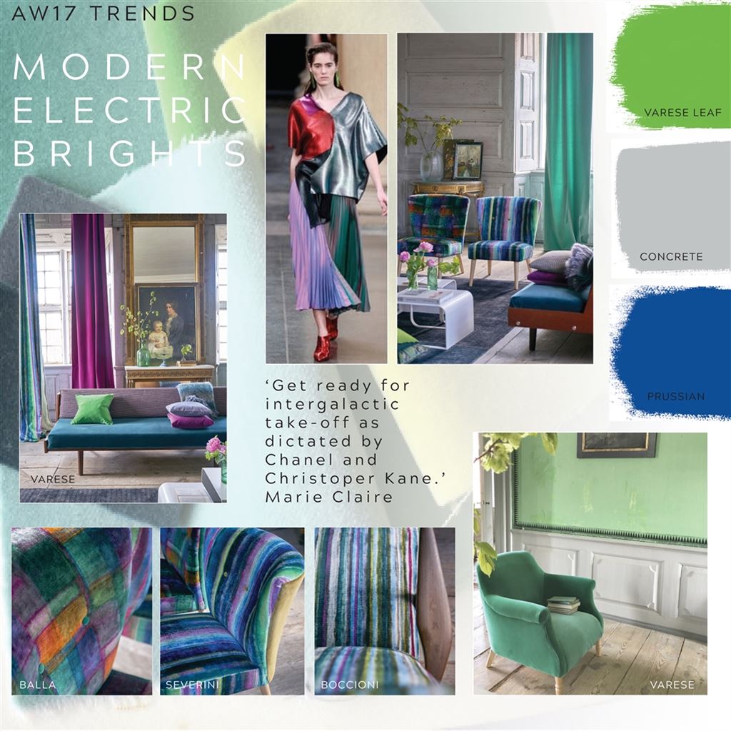 Trend: Modern electric brights                                        