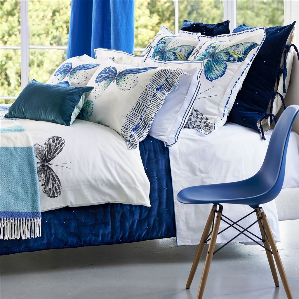 Papillons Cobalt Shams