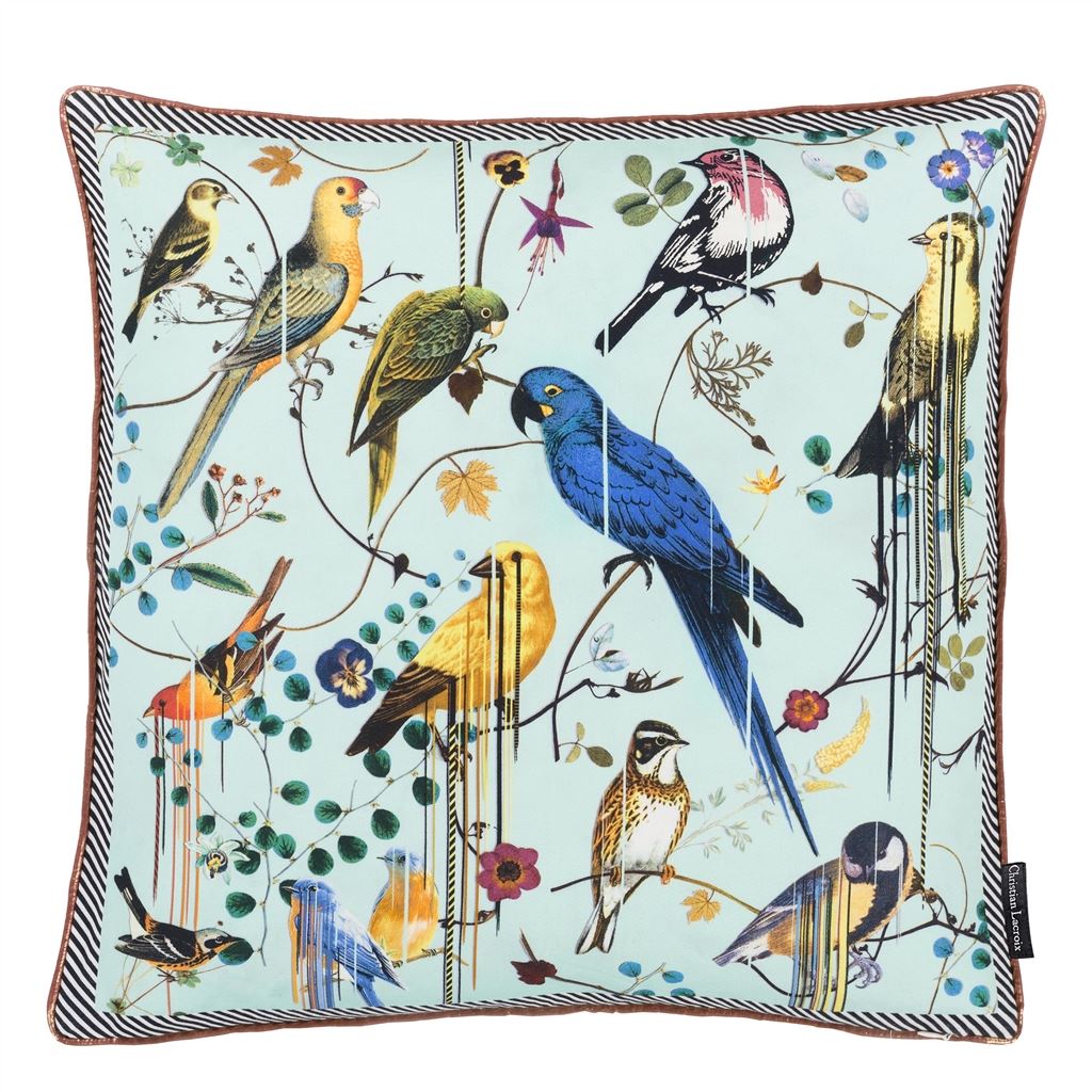 Birds Sinfonia Crepuscule Cushion  - Reverse