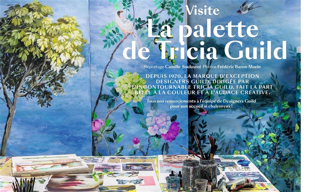 Designers Guild feature in Marie Claire Idees, France                 