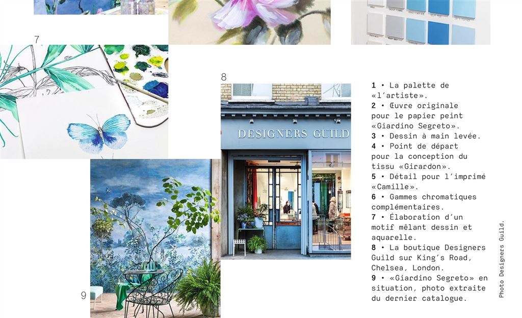 Designers Guild feature in Marie Claire Idees, France                 