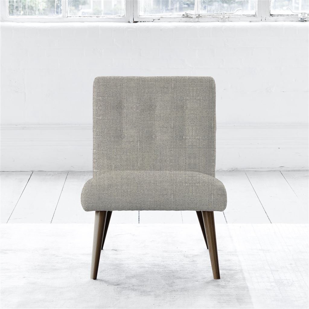 Eva Chair - Self Buttonss - Walnut Leg - Conway Natural