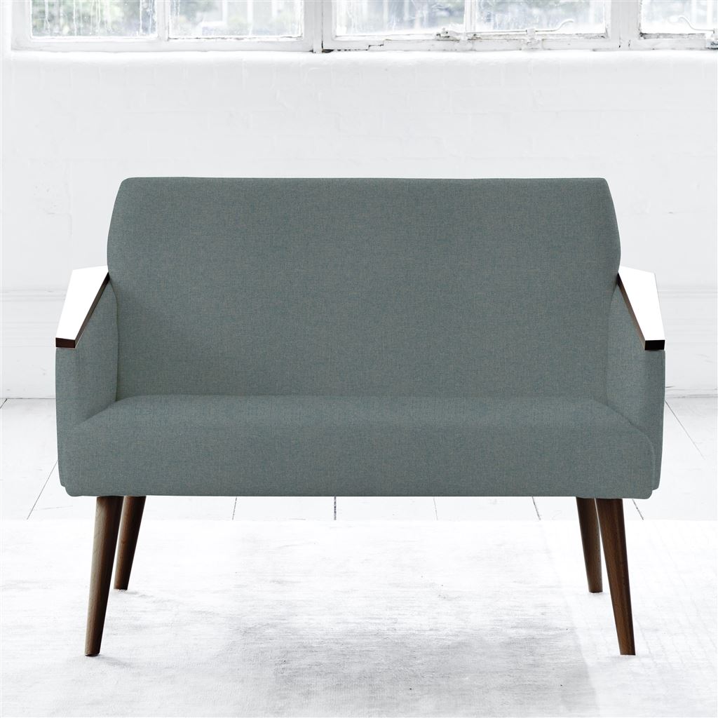 Ray Sofa - Walnut Leg - Rothesay Aqua