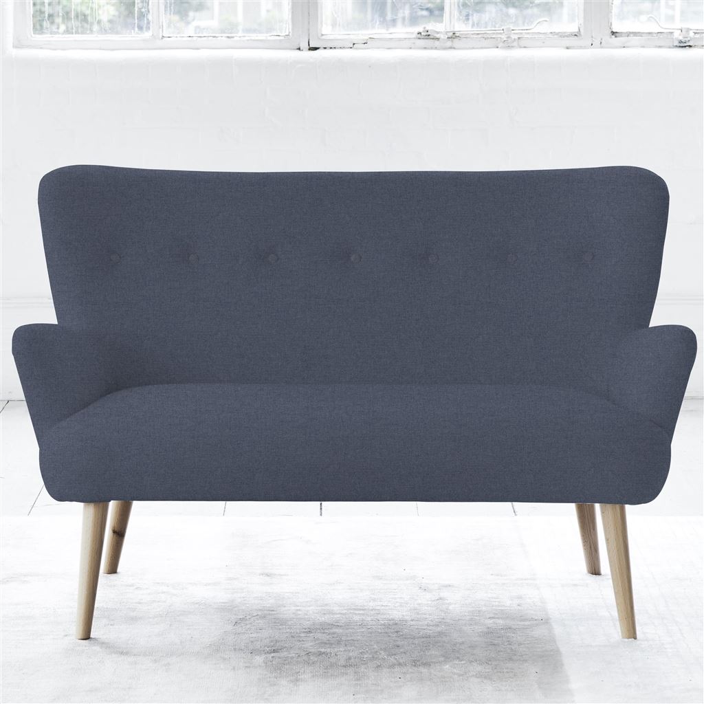 Florence Sofa - Self Buttons - Beech Leg - Rothesay Denim