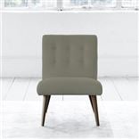 Eva Chair - Self Buttonss - Walnut Leg - Rothesay Linen
