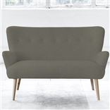 Florence Sofa - Self Buttons - Beech Leg - Rothesay Pumice