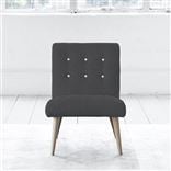 Eva Chair - White Buttonss - Beech Leg - Rothesay Smoke