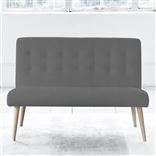 Eva Sofa - Self Buttons - Beech Leg - Rothesay Zinc