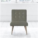 Eva Chair - White Buttonss - Beech Leg - Zaragoza Driftwood