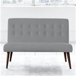 Eva 2 Seater - Walnut Leg - Cassia Zinc