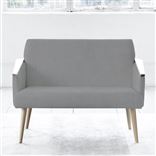 Ray - Two Seater - Beech Leg - Cassia Zinc