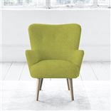 Florence Chair - Self Buttons - Beech Leg - Cassia Alchemila