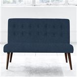 Eva 2 Seater - Walnut Leg - Cassia Prussian