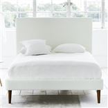 Square Bed - Superking - Walnut Leg - Brera Lino Oyster