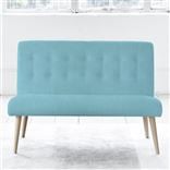 Eva 2 Seater - Beech Leg - Brera Lino Turquoise