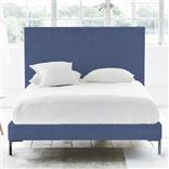 Square Bed - Superking - Metal Leg - Brera Lino Marine