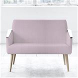 Ray - Two Seater - Beech Leg - Brera Lino Pale Rose