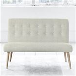 Eva 2 Seater - White Buttons - Beech Leg - Brera Lino Natural