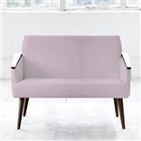 Ray - Two Seater - Walnut Leg - Brera Lino Pale Rose
