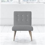 Eva Chair - White Buttons - Beech Leg - Cassia Zinc