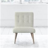 Eva Chair - White Buttons - Beech Leg - Brera Lino Natural