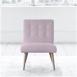Eva Chair - White Buttons - Beech Leg - Brera Lino Pale Rose