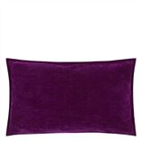 Rivoli Damson Velvet Decorative Pillow