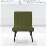 Eva Chair - Self Buttons - Walnut Legs - Brera Lino Moss