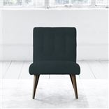 Eva Chair - Self Buttons - Walnut Legs - Cassia Mist