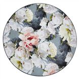 Peonia Grande Zinc Round Rug