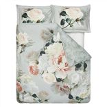 Peonia Grande Zinc Queen Duvet Cover