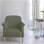 Paris Chair - Natural Legs - Brera Lino Woodsmoke