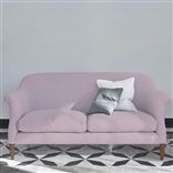 Paris 2.5 Seat Sofa - Walnut Legs - Brera Lino Pale Rose