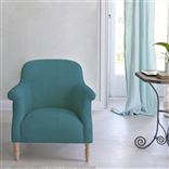 Paris Chair - Natural Legs - Brera Lino Ocean