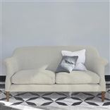 Paris 2.5 Seat Sofa - Walnut Legs - Brera Lino Natural