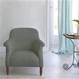 Paris Chair - Walnut Legs - Brera Lino Zinc