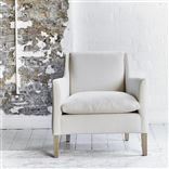 Milan Chair - Beech Legs - Brera Lino Alabaster