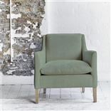 Milan Chair - Beech Legs - Brera Lino Jade