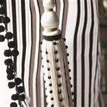 cordoni tie back - black and white