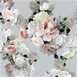 Peonia Grande Zinc Shower Curtain