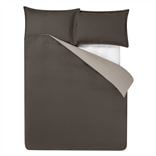 Biella Espresso & Birch Queen Duvet Cover