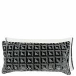Coussin en velours Monserrate Graphite