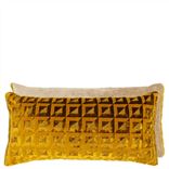 Coussin en velours Monserrate Ochre 