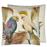 Coussin Parrot And Palm Parchment 