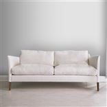 Milan 2.5 Seat Sofa - Walnut Legs - Brera Lino Alabaster