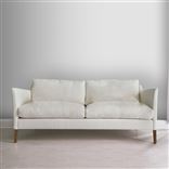 Milan 2.5 Seat Sofa - Walnut Legs - Brera Lino Oyster