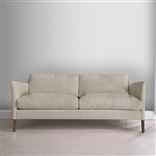 Milan 2.5 Seat Sofa - Walnut Legs - Brera Lino Natural