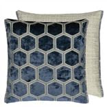 Manipur Midnight Velvet Decorative Pillow