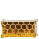 Manipur Ochre Rectangular Cushion