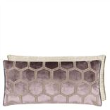 Manipur Amethyst Rectangular Velvet Decorative Pillow